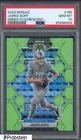 2023 Panini Mosaic Green Fluorescent Prizm #185 Jared Goff Lions 9/10 PSA 10