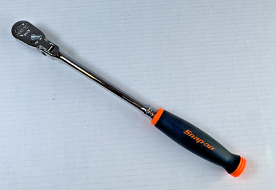 #ad Snap On Tools FHLF80A 3 8quot; Drive Soft Grip Long Handle Flex Head Ratchet ORANGE $199.99