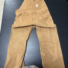 Carhartt Kids Duck Bib Overalls   Size 10   Carhartt Brown