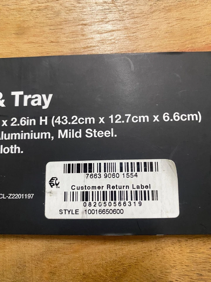 The Cellar Brown Southwest Cactus-Handled Wood Taco Tray NEW - Image 3 of 3