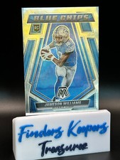 2022 Mosaic Football BLUE CHIPS Insert RC JAMESON WILLIAMS BC-9~LIONS