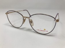 Liz Claiborne Eyeglasses Frames New Demo LC-69 VIO MAR GOLD PURPLE 56-15-145