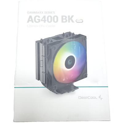 Deepcool AG400 BK ARGB 120mm CPU Cooler GAMMAXX Series R-AG400-BKANMC-G-2