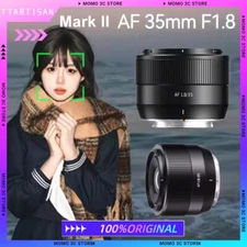 TTArtisan 35mm F1.8 Mark II APS-C Auto Focus Prime Lens for Sony E-mount Cameras