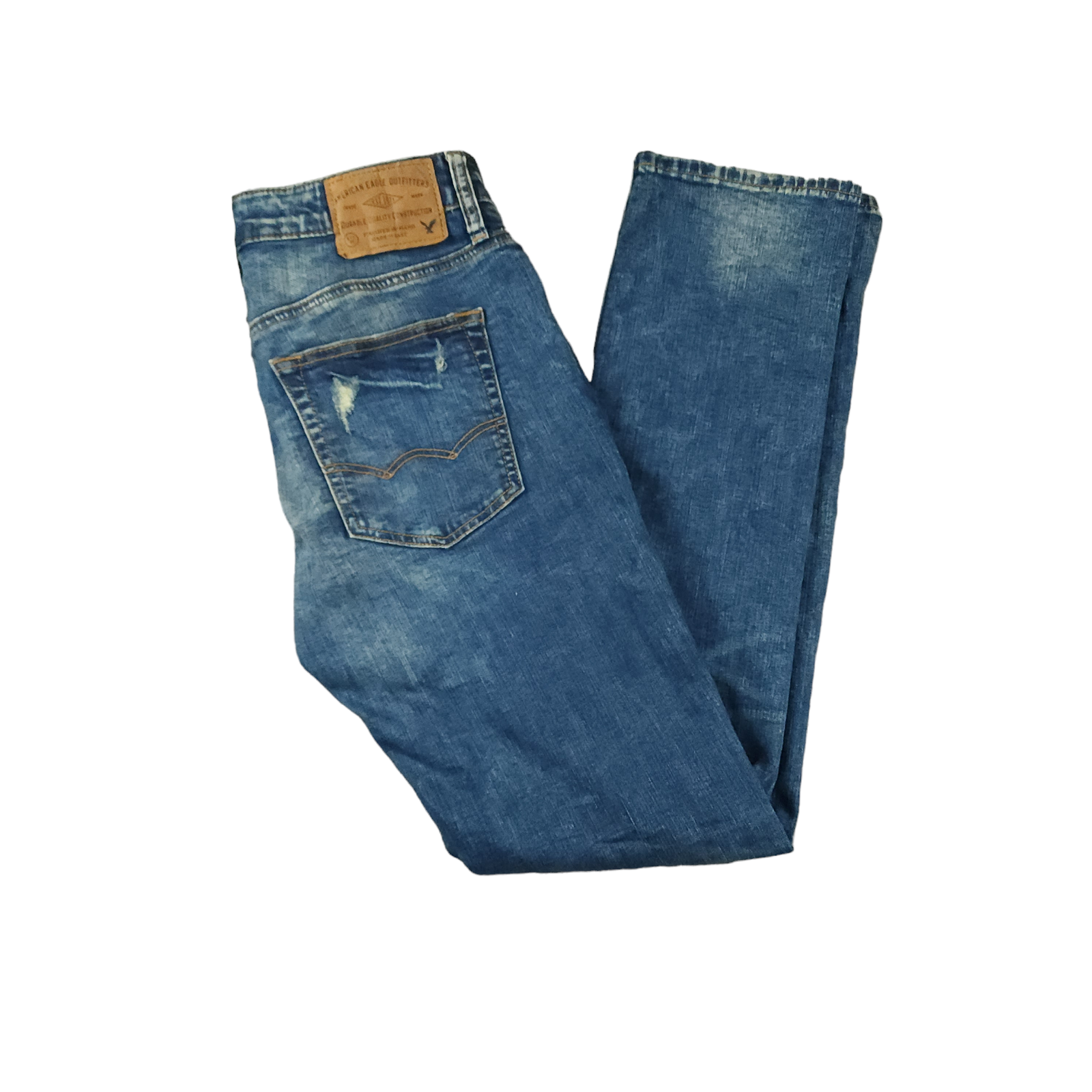 American Eagle Jeans 29x30 Mens Slim Extreme Flex Distressed Ripped Streetstyle