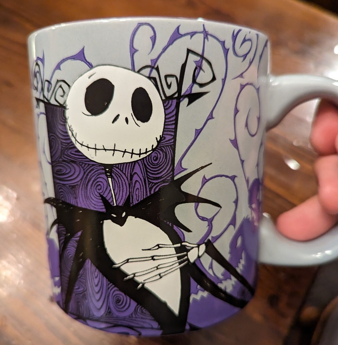 Disney The Nightmare Before Christmas Jack Skellington 20 Oz Ceramic Mug EUC