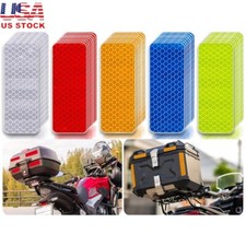 Reflective Tape 50PCS Waterproof Safety Stickers Vehicles Bikes Helmets New