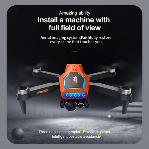 2024 New S180 Max Drone Camera Wifi Optical Flow Location Track Flight 2 Camera - Picture 16 of 26