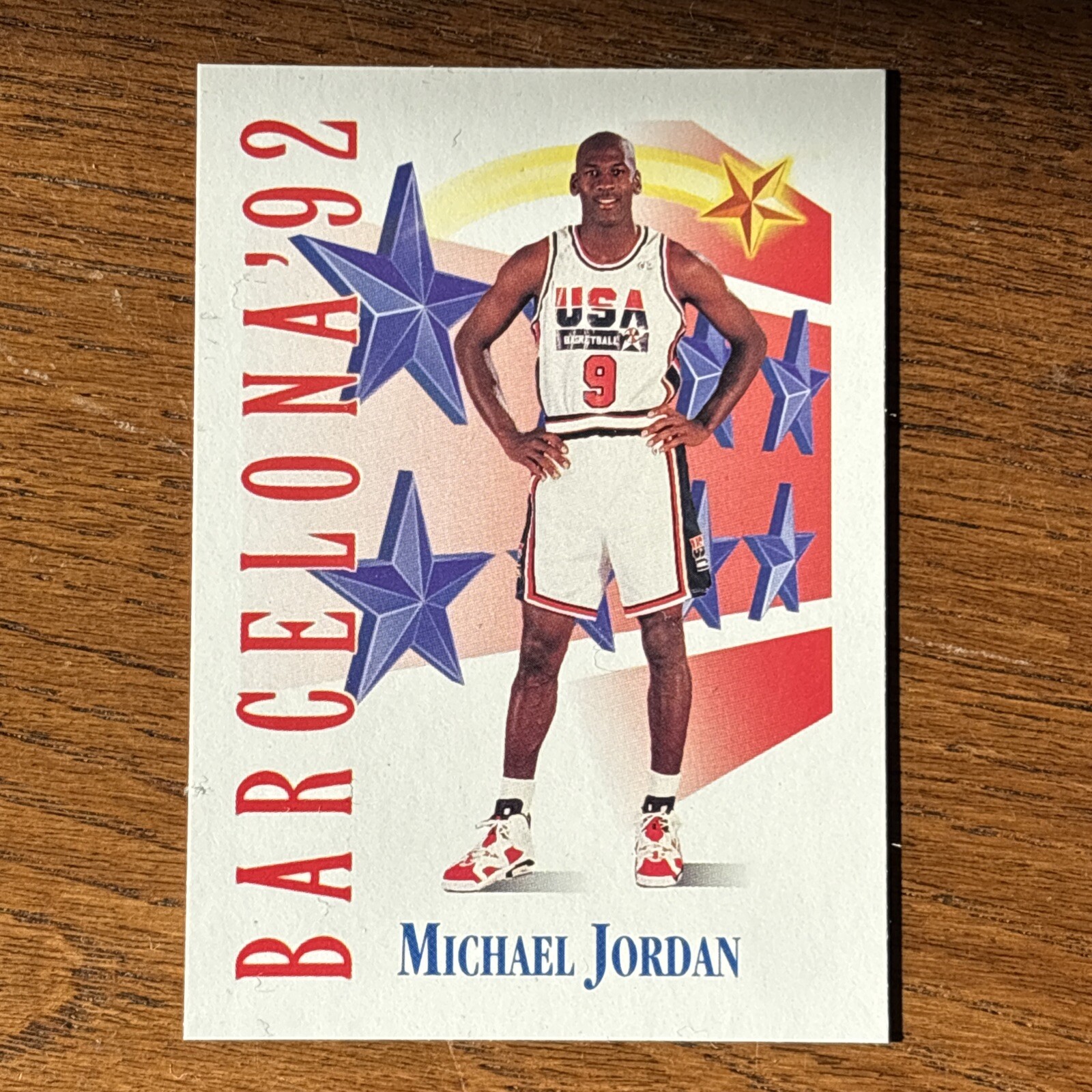 Michael Jordan 1991-92 SkyBox USA Barcelona '92 #534 Chicago Bulls NMT Or Better