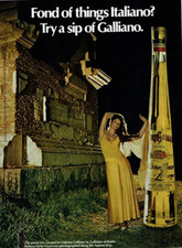 1972 Vintage Print Ad Fond of things Italiano Galliano Galitzine Greta Vayan