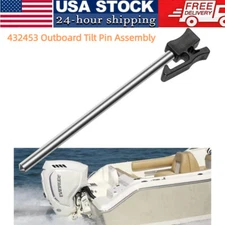 For Johnson Evinrude Outboard OMC Trim Tilt Thrust Rod Lock Pin & Knob 0432453