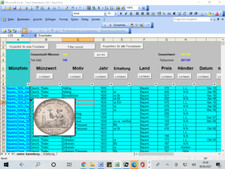 Münzsammlung  Datenbank    Münzfotos database  DEMO