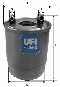 UFI 24.112.00 Kraftstofffilter FüR MERCEDES-BENZ-image