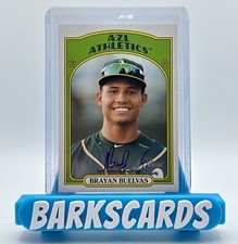 2021 Topps Heritage Minors Auto #ROA-BB Brayan Buelvas - AZL Athletics