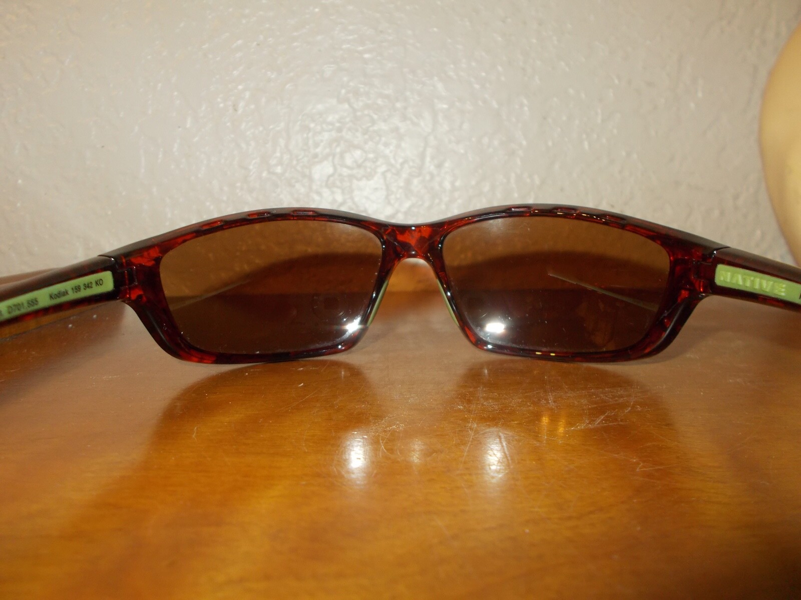 Native Eyewear Kodiak Tortoise Frame Brown Polarized Lenses Sunglasses