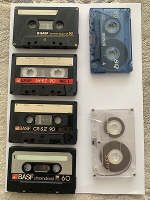 BASF, Maxell, Scotch-Audiokassetten, Vintage, in gutem Zustand.