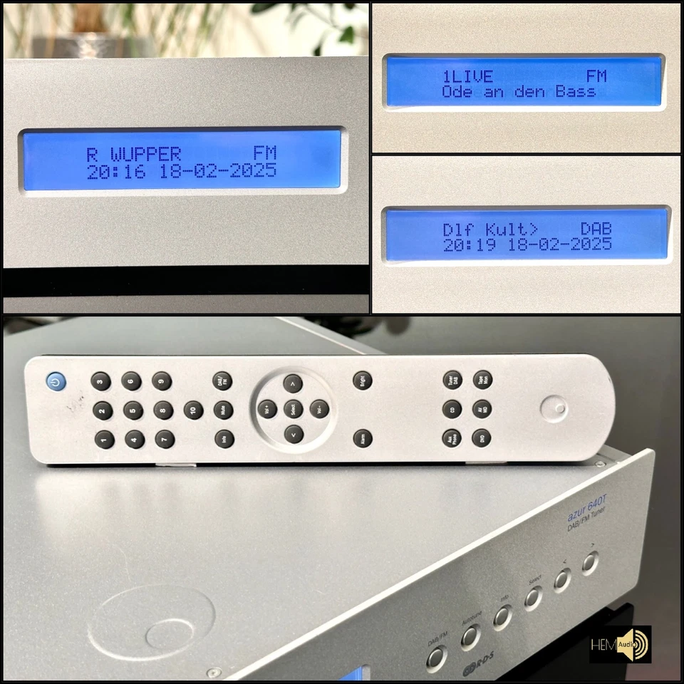 Cambridge Audio AZUR 640T, RDS Digital Tuner FM-DAB, Switsh T2,RC Fernbedienung - Bild 2 von 4