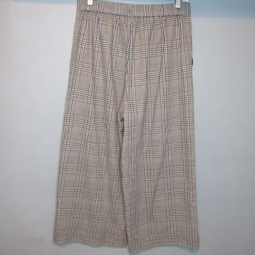 Madewell Wide Leg Crop Hose Damen Medium High-Rise grau kariert Büro Preppy - Bild 4 von 22
