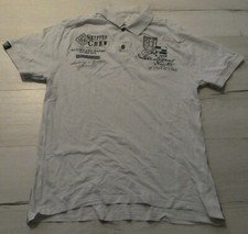 T42 XL : Polo blanc léger fantaisie MC ARMAND THIERY