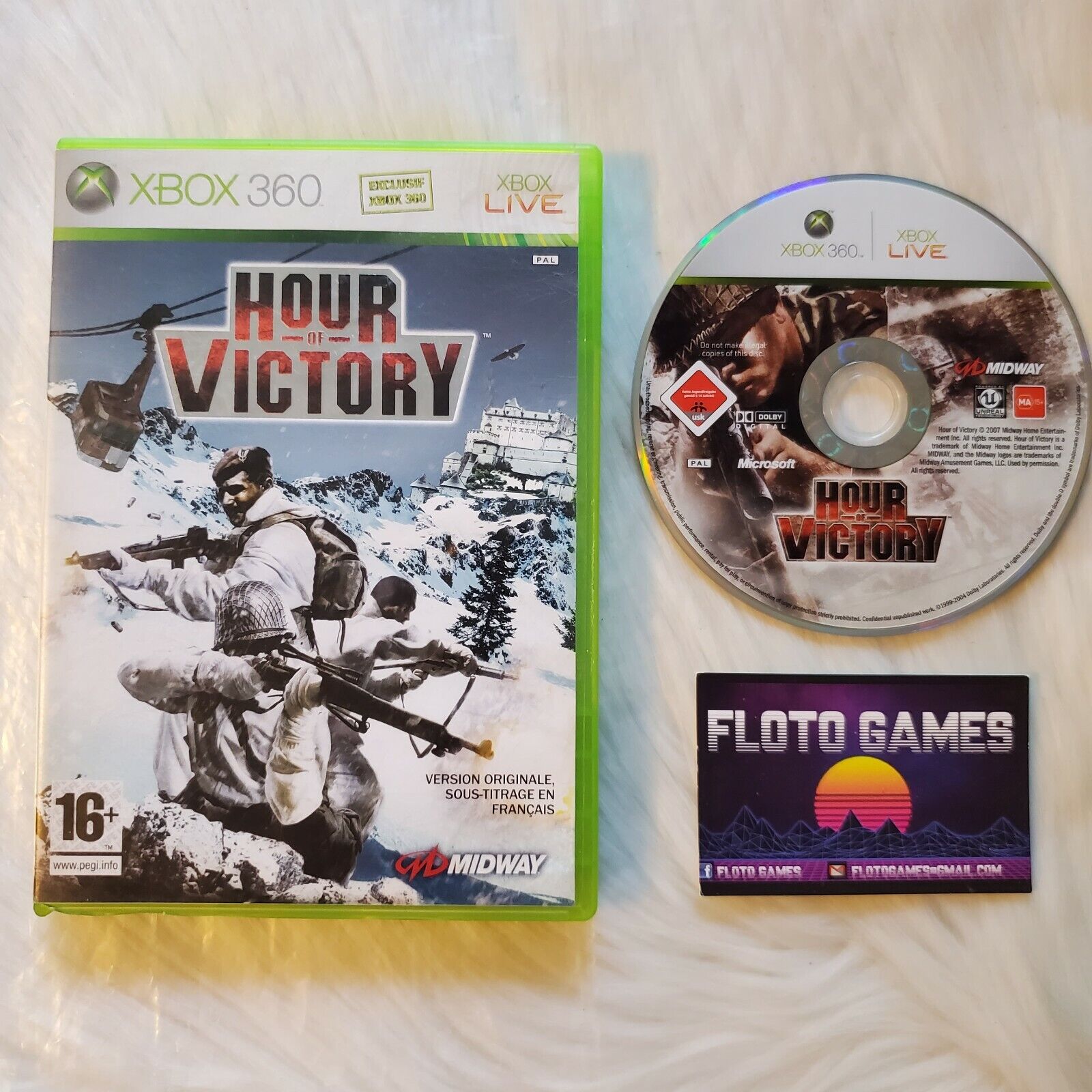 Jeu Hour Of Victory pour XBOX 360 en Boite PAL FR - Floto Games