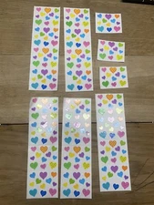 Mrs. Grossman’s vintage heart stickers set yr 2000