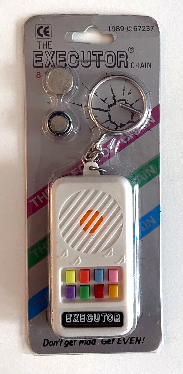 Vintage 1989 The Executor Chain Keychain 8 Sounds Don't Get