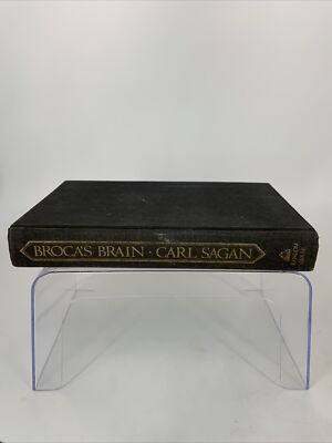 Brocas Brain Hardcover Sagan Carl Missing Dustjacket Stamped Property Of US Navy