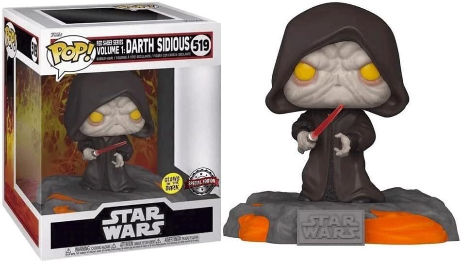 Figura De Vinilo De Lujo Funko Star Wars Pop Serie Sable Rojo Volumen 1 Darth Sidi