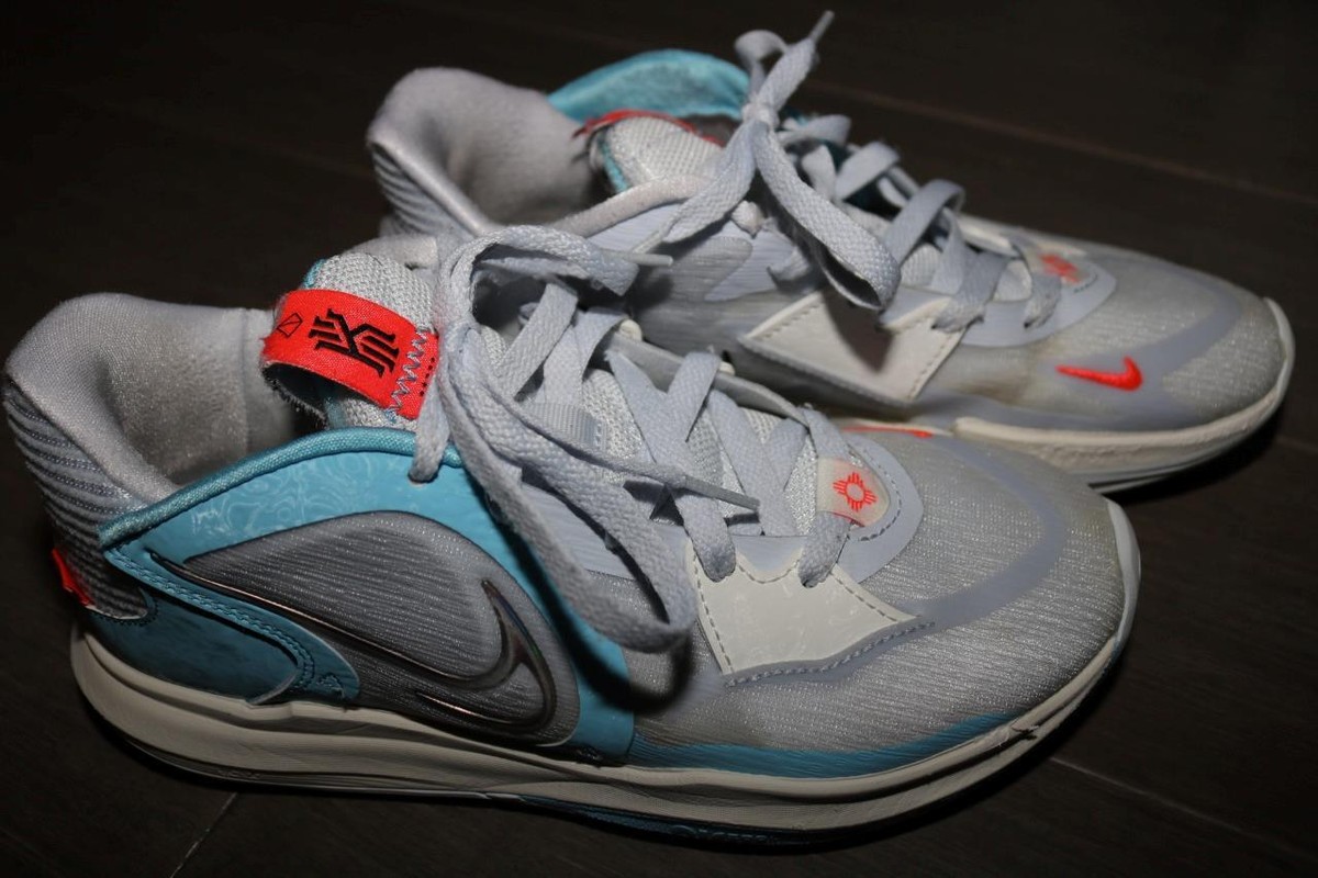 Nike Kyrie Low 5 Men\'s Basketball Shoes DJ6012 003 Light Gray Blue‎ Size 12 Nike Kyrie Low 5  main image 4