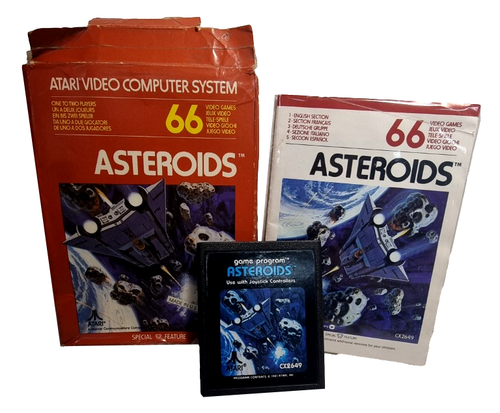 Asteroids Atari 2600 *Complete* - Picture 2 of 12