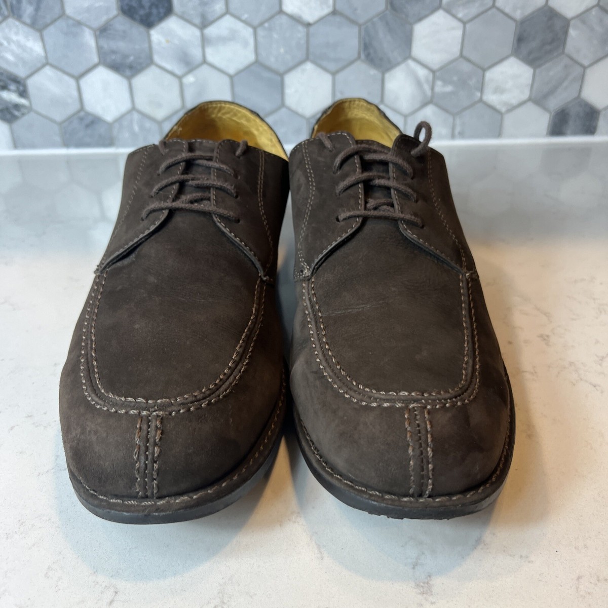 Sandro Moscoloni Men’s 11.5 D Brown Leather Split Toe Lace Up Oxford Shoes Sandro Moscoloni Casual Shoes for Men for sale | eBay main image 2