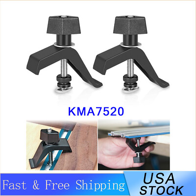 Universal Track Clamps KMA7520 for Kreg Accu-Cut,Cutting System &Shop Jigs(2 Pac