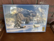 Vtg FX Schmid Puzzle Bergwinter 2000 Pieces Made in West Germany  New Sealed
