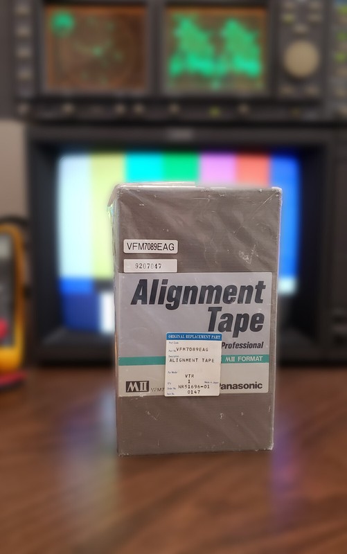 Panasonic MII Factory Alignment Tape VFM7089EAG Still In Its Factory Sealed Case