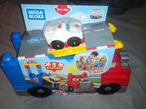 mega bloks build & race rig