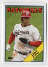 Juan Soto 2021 Topps Transcendent Through The Years VIP Party Card 1988 /95