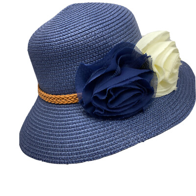 Classy Floppy Sun Hat Tropical Blue 