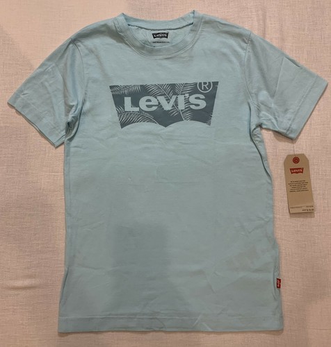 Levi's Boys 8-20 Palms Batwing T-Shirt Graphic Tee Sizes S, M, L, XL Light Blue - Picture 2 of 6