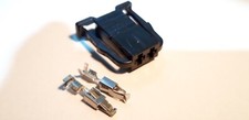 Stecker Geh&auml;use 2 polig VW  1J0 972 923 & Power Timer Kontakte 2,8  Lautsprecher