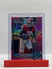 2021-22 Bowman University - Pink Refractor #27 Kearis Jackson (RC)