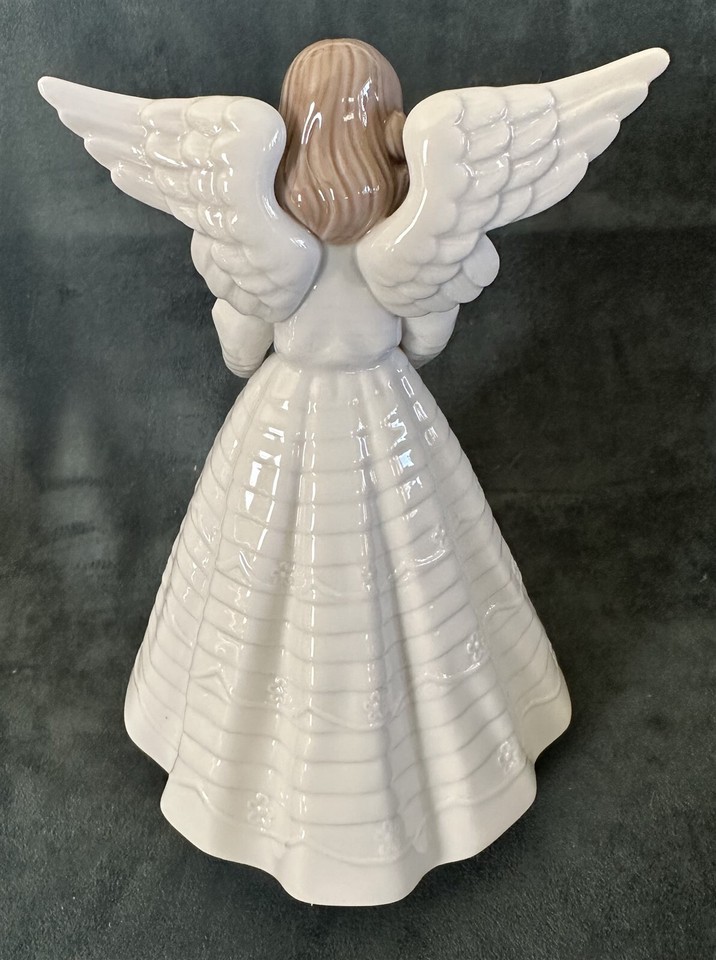 Lladro Porcelain ANGELIC CYMBALIST Mint in Box No 5876 TREETOPPER eBay