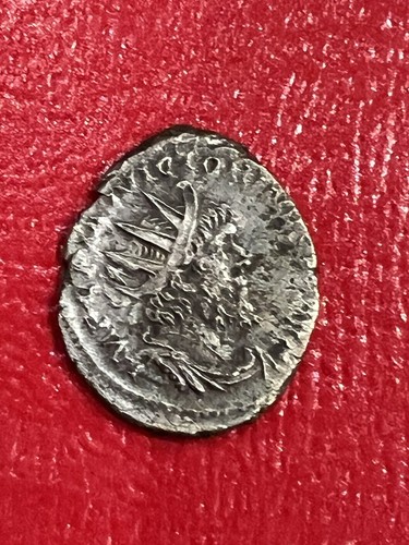 GALLLIC EMPIRE posthumus 260-269ad BI DOUBLE DENARIUS RV. HERCULES... AU - Picture 4 of 5