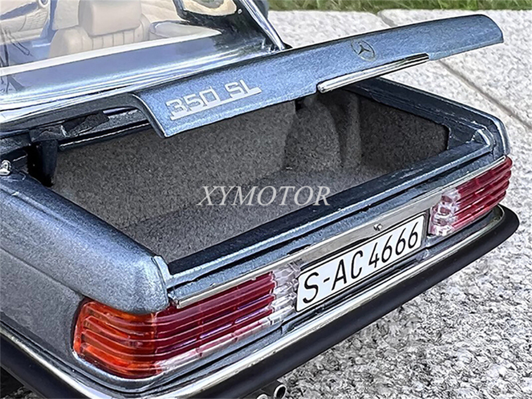 Sun star 1:18 Benz 350SL Vintage car All Open Diecast Model Car