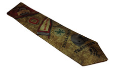 Ohio State University Buckeyes Mens Necktie 100 Silk Football 57'' x 4''
