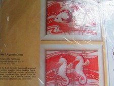 Aquatic Gems Crewel Kit 0847  The Creative Circle, 1986 --FREE SHIPPING