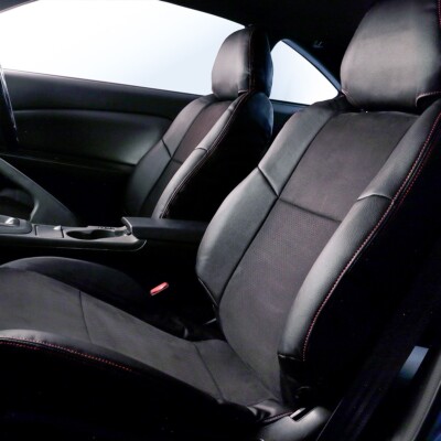 D-MAX  Seat cover for S15 Black x Red for 2nd row only DMSCS15BRER