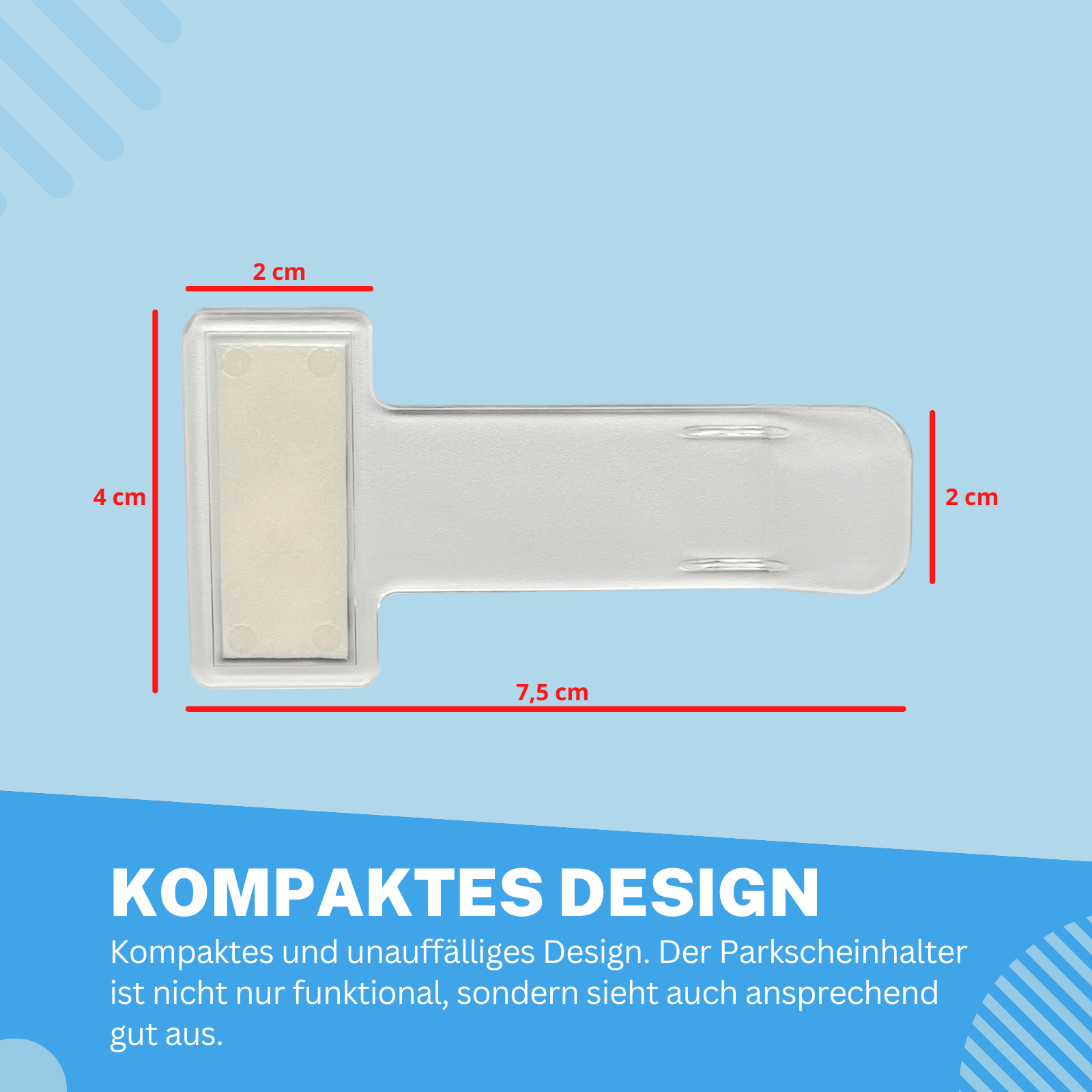 Parkscheinhalter Auto 2er Set - Windschutzscheiben-Clip Für Tickets & Parkausweise - Universell Für Alle Fahrzeuge
