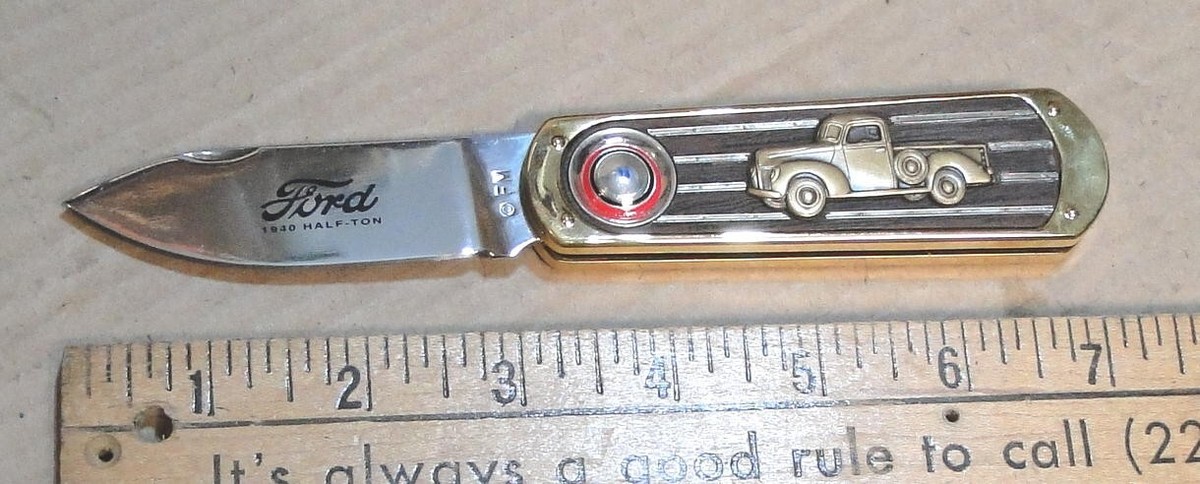 Franklin Mint 1940 Ford Half-Ton Pickup Pocket-Knife with