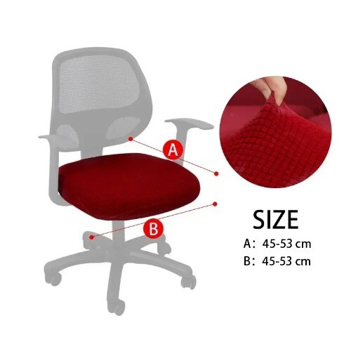 2024 Office Computer Seat Protective Split Seat Cover Anti-dust Cover ChairCover - Bild 16 von 46