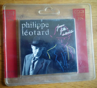 Philippe Léotard Jeune Fille Interdite  Mini CD 2Titres 1990 NEUF CBS PROMO 602 - Photo 1/2